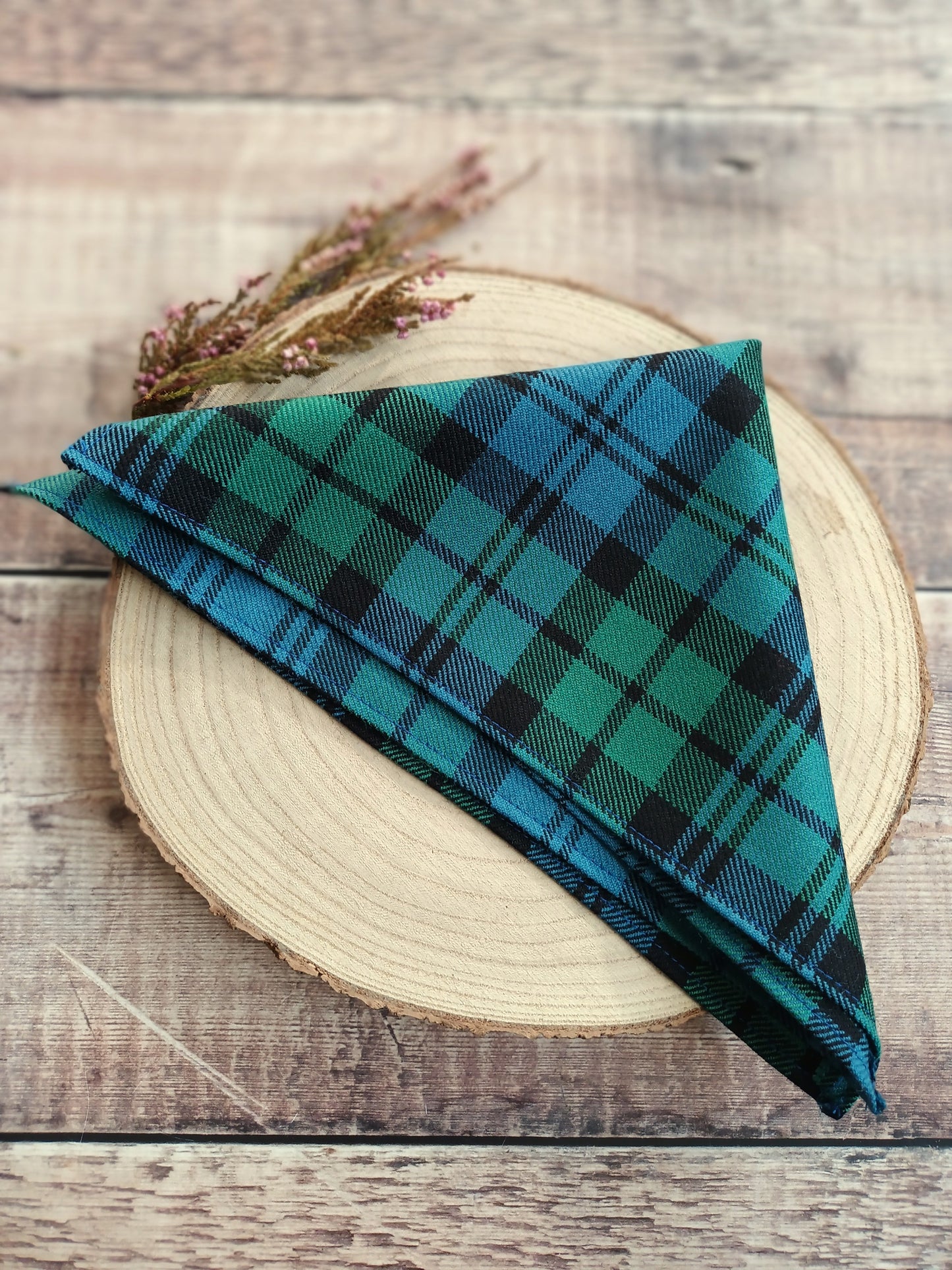 Black Watch Ancient Tartan Pocket Square