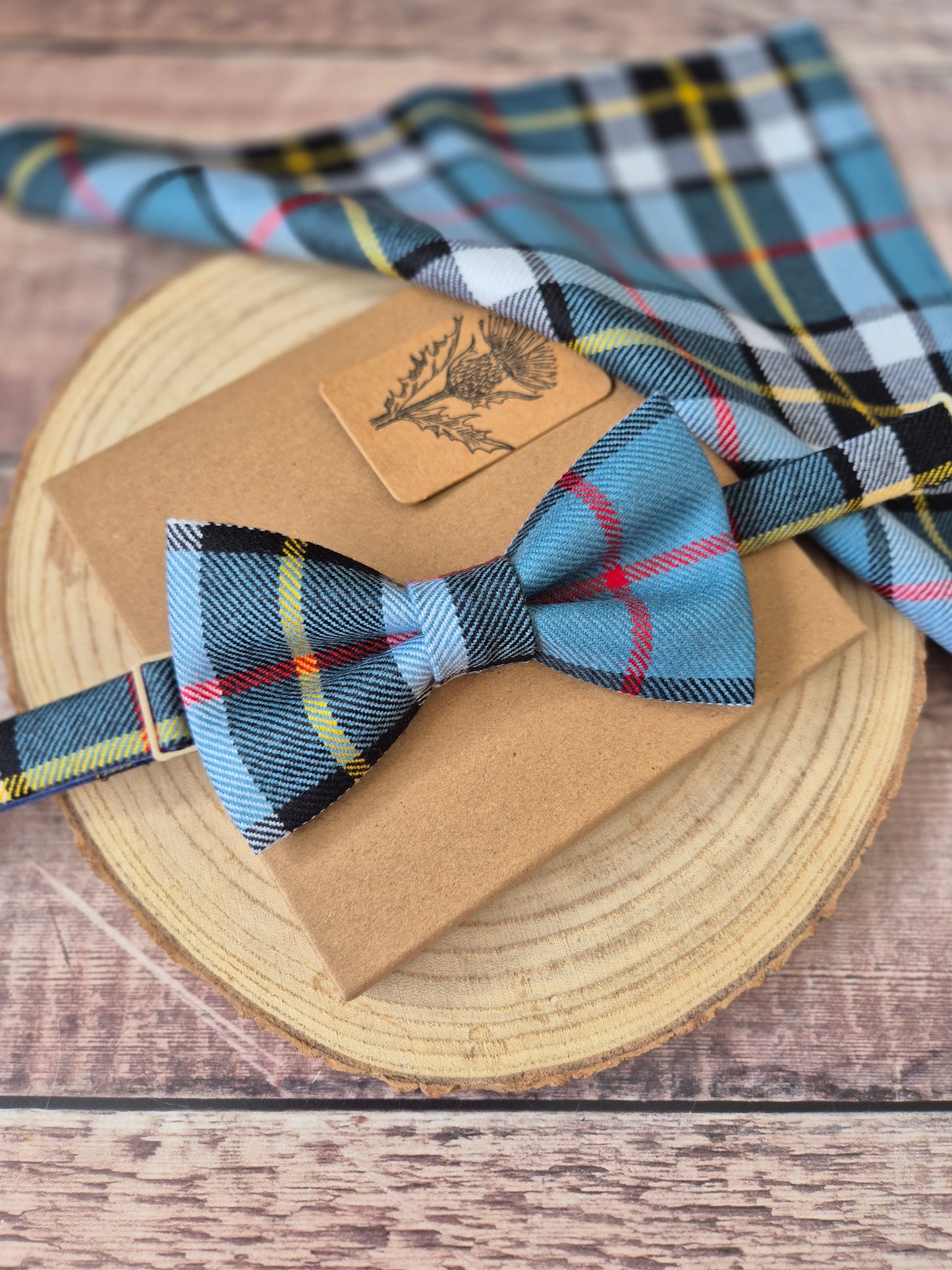 Custom Scottish Tartan Bow Tie