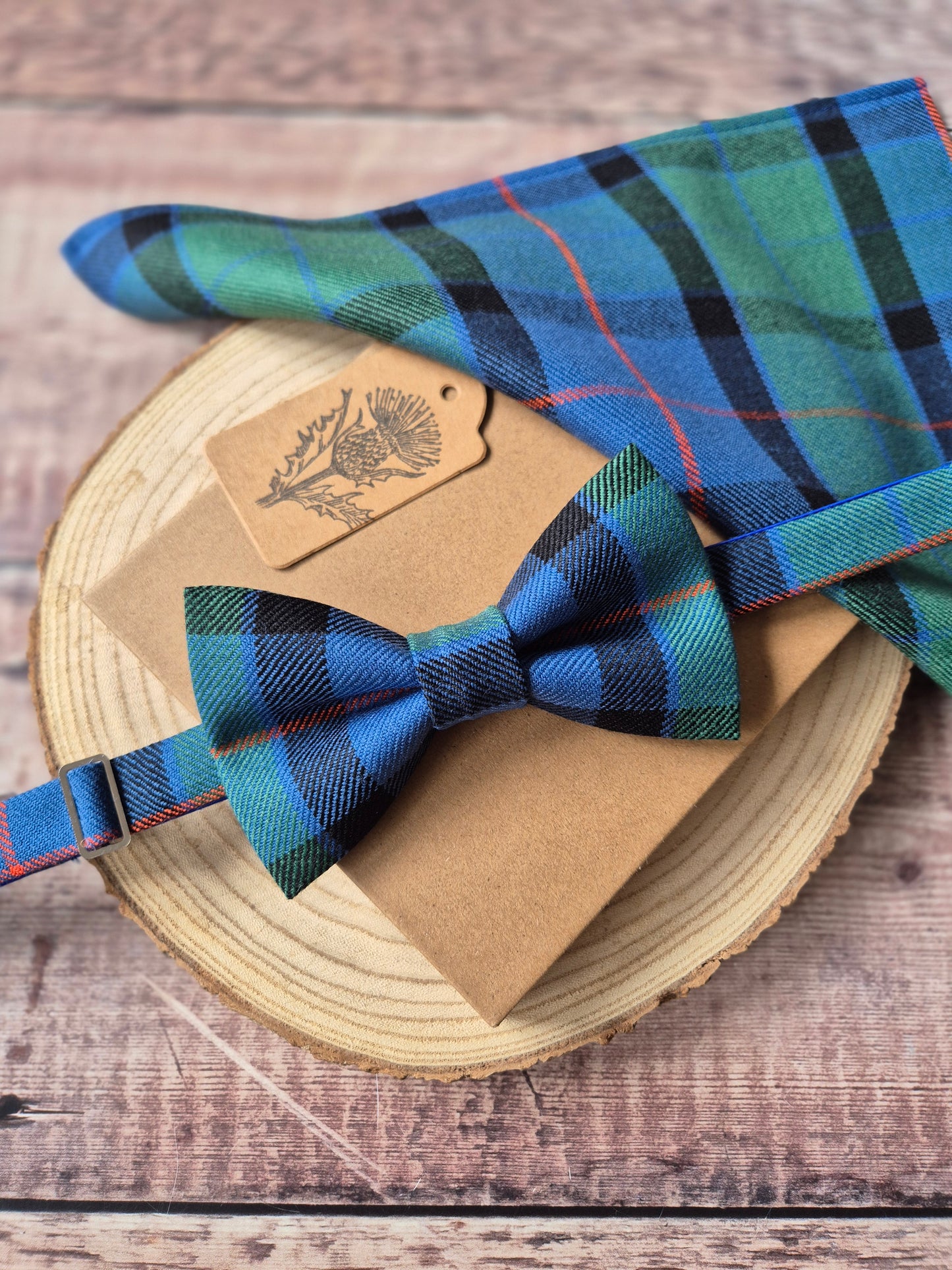 Flower of Scotland Tartan Bow Tie