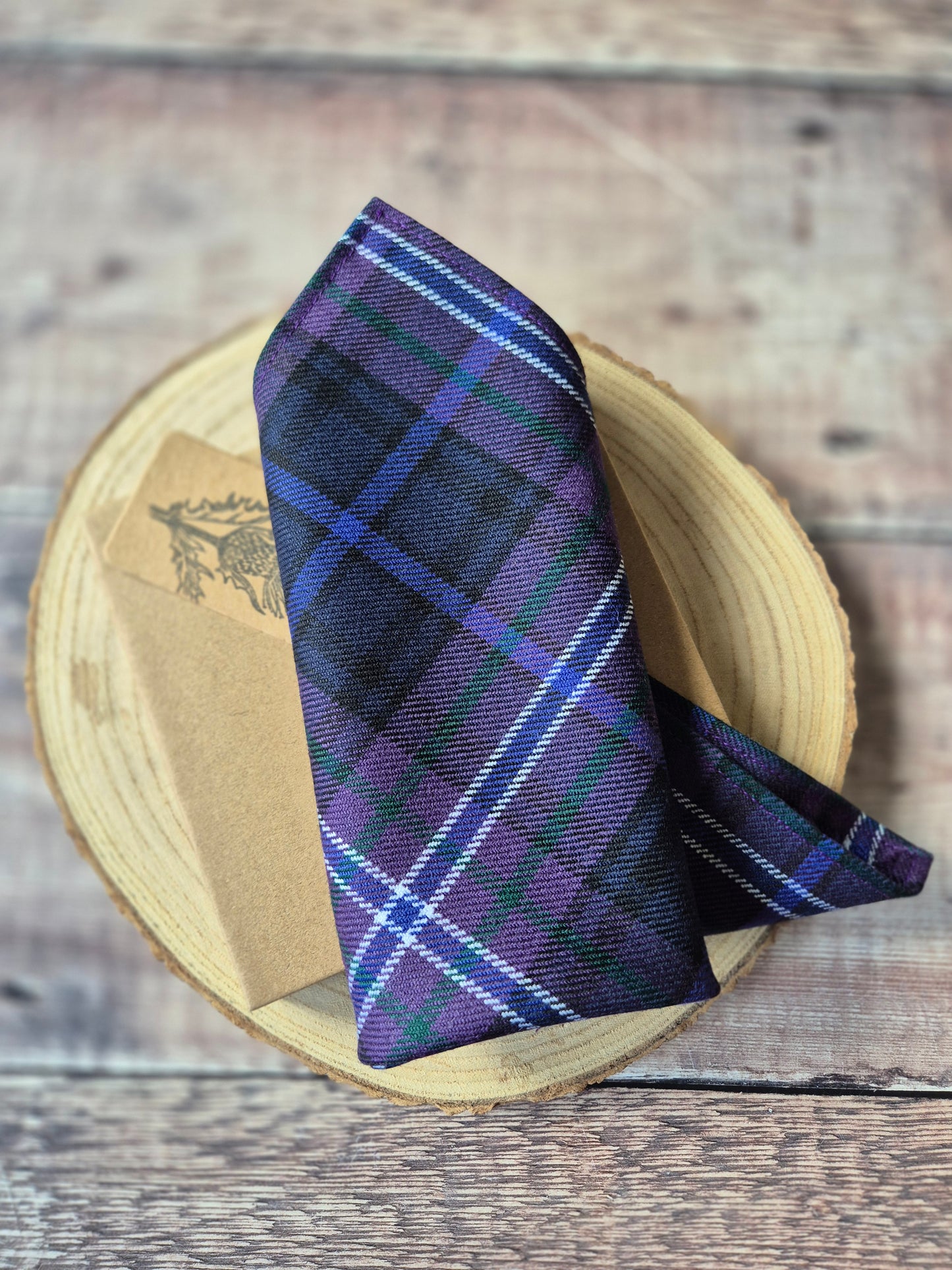 Scotland Forever Tartan Pocket Square