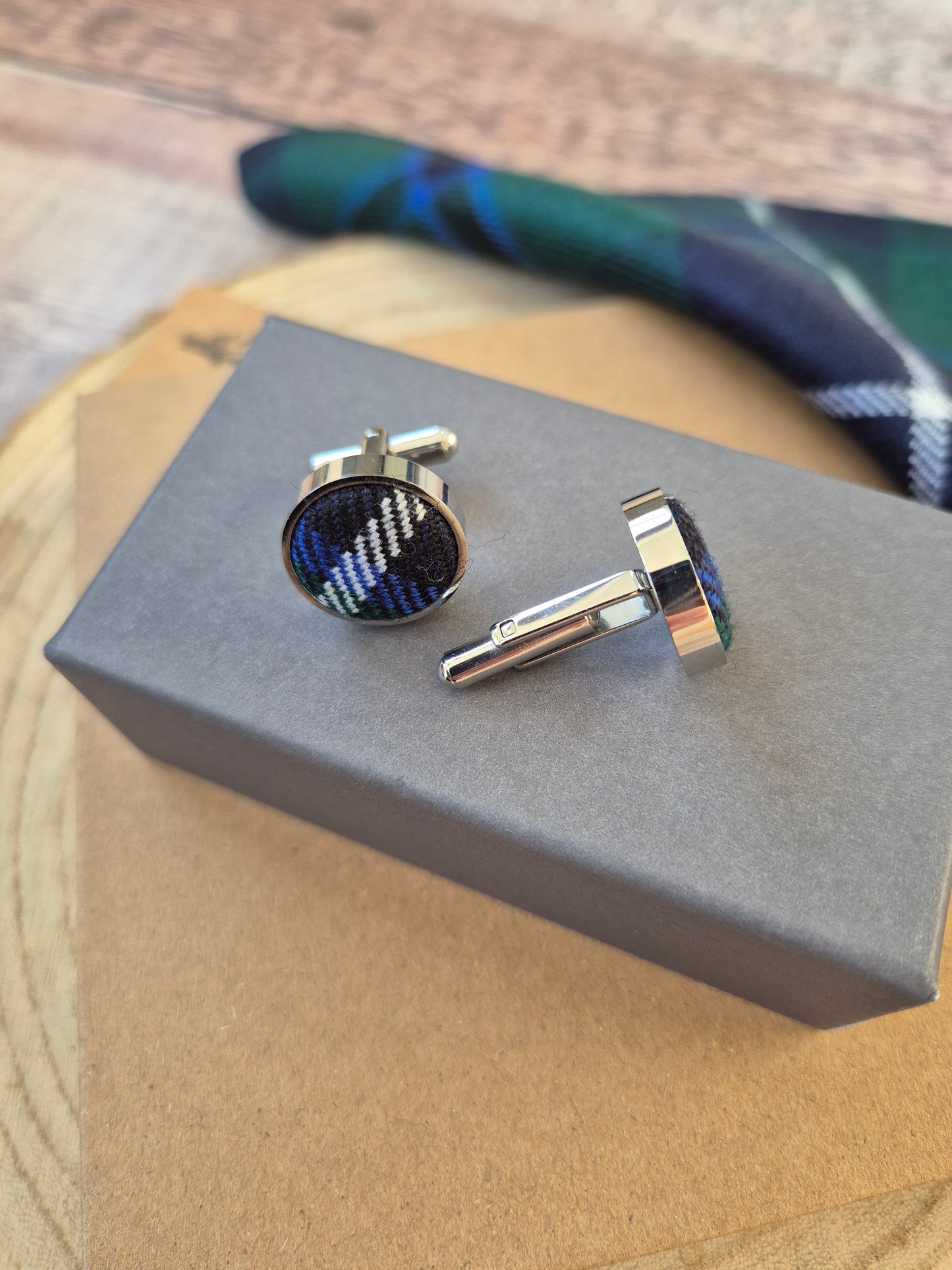 Douglas Tartan Cufflinks