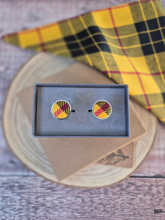 MacLeod Tartan Cufflinks