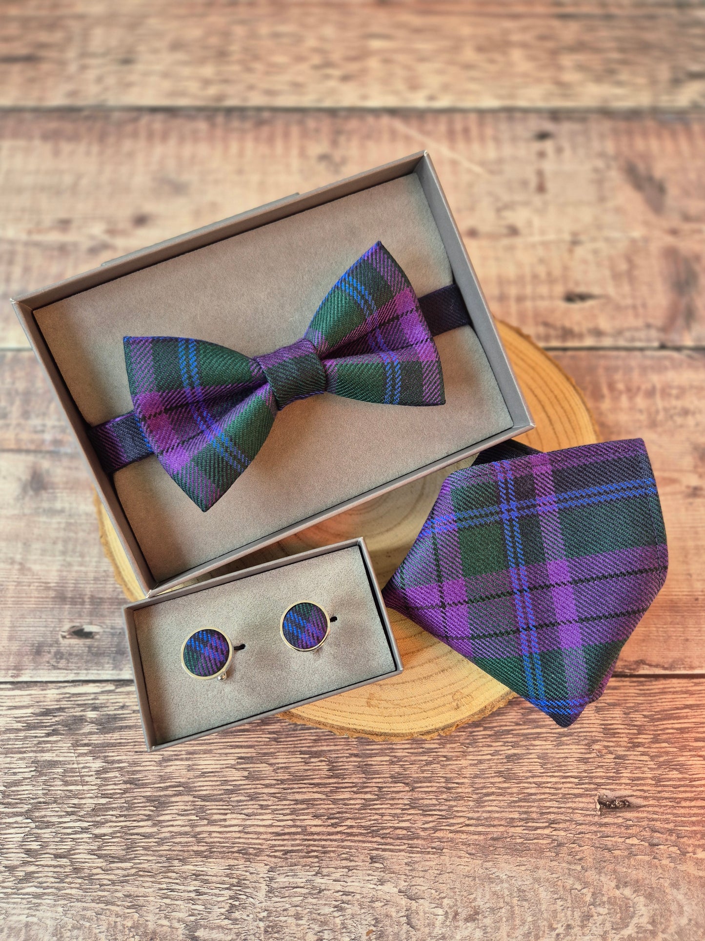 Spirit Of Scotland Tartan Cufflinks
