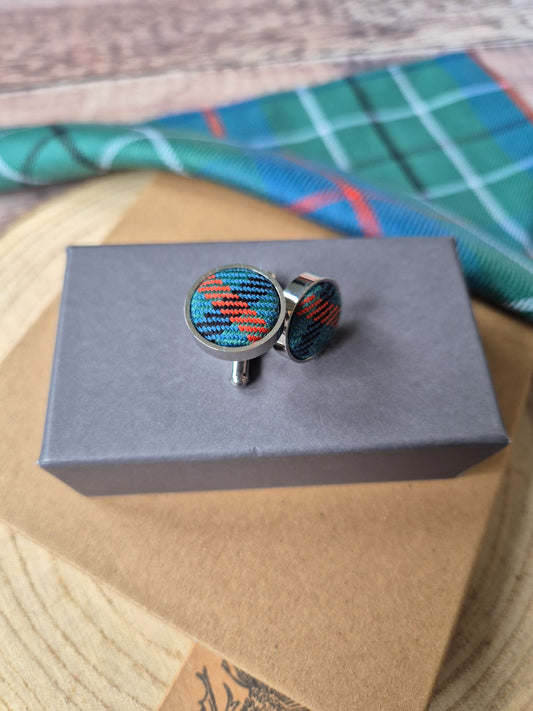 Duncan Tartan Cufflinks