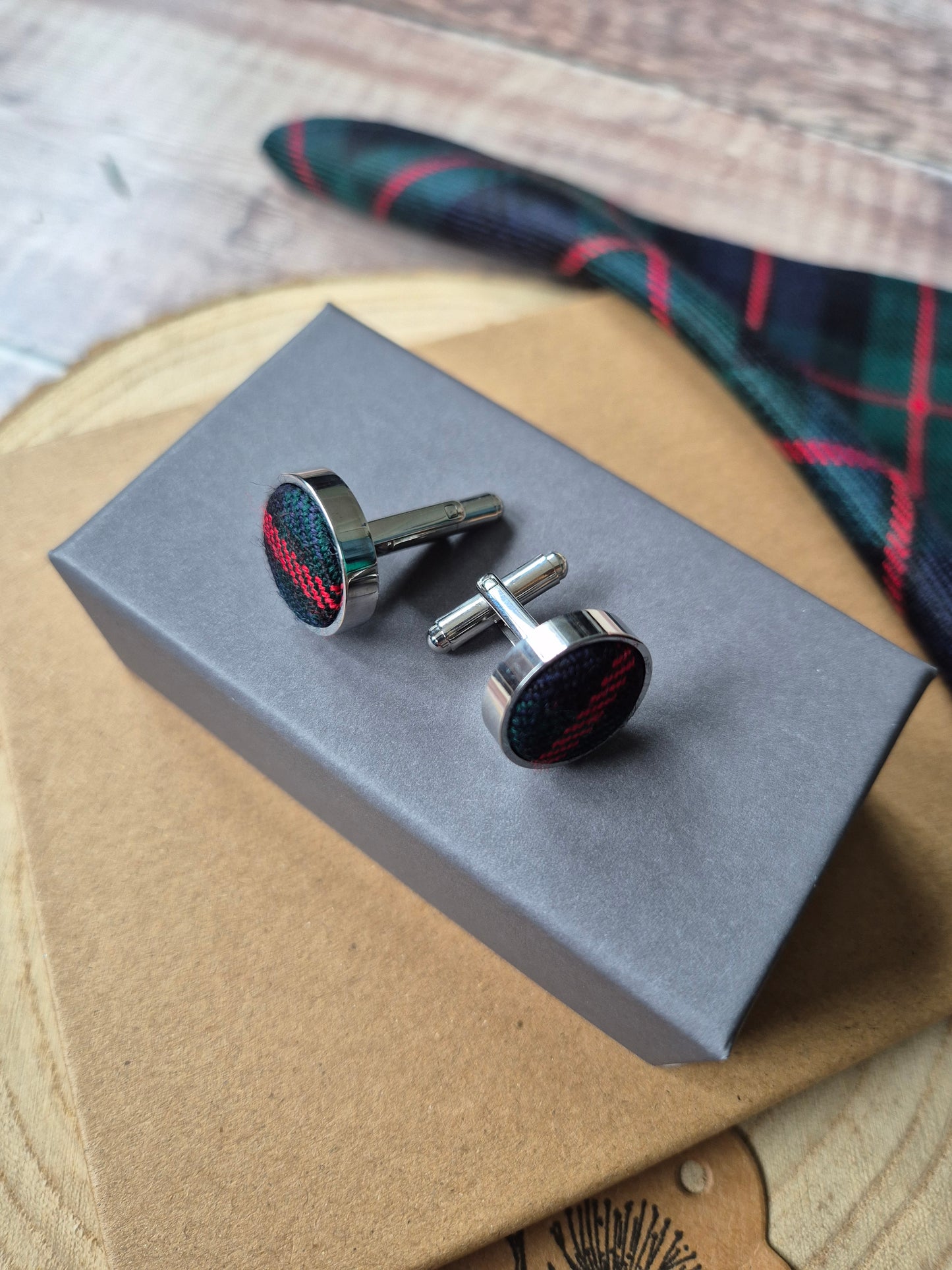 Murray Of Atholl Tartan Cufflinks