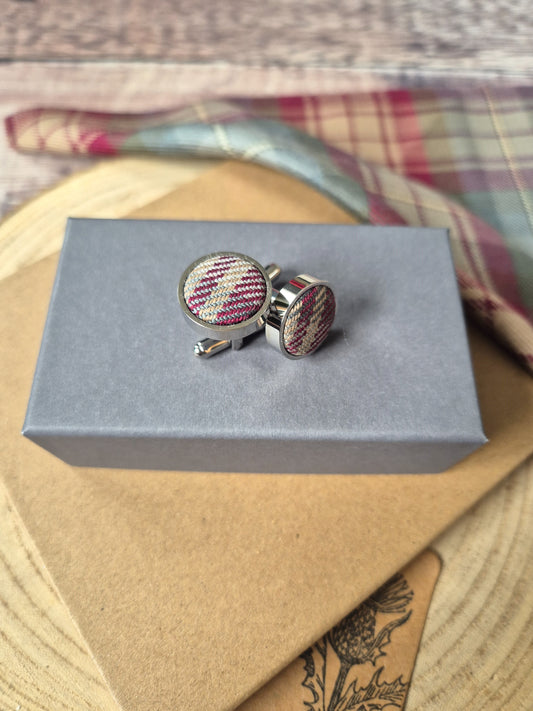 Auld Scotland Tartan Cufflinks