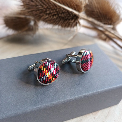 Royal Stewart Tartan Cufflinks