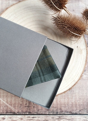 Weathered Black Watch Tartan Pocket Square