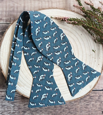 Puffin Print Bowtie