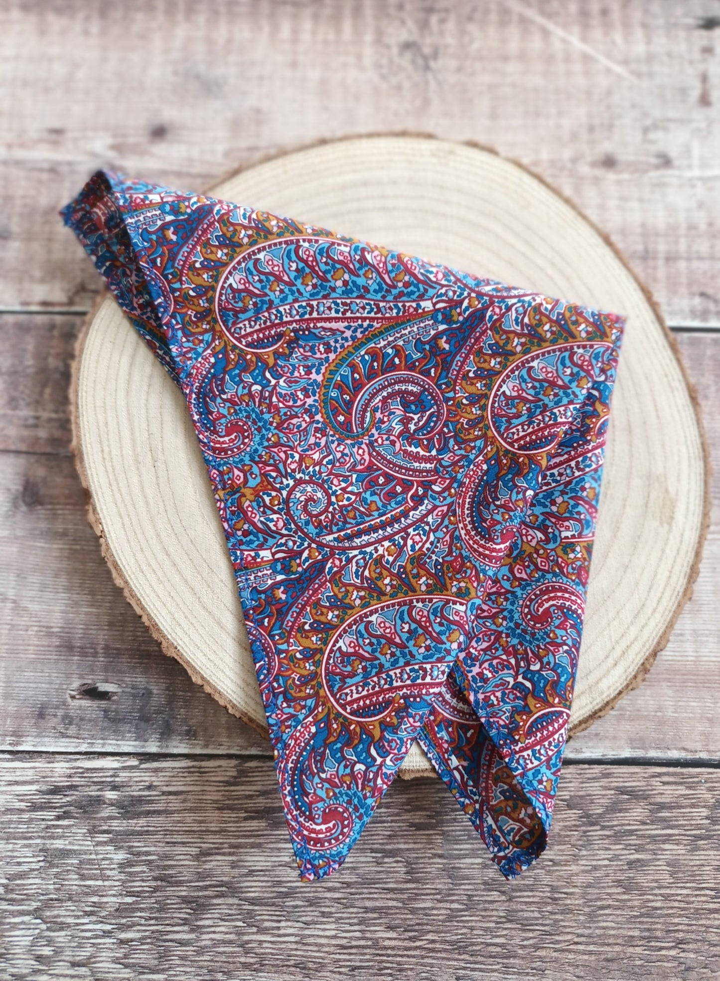 Liberty Paisley Design Pocket Square