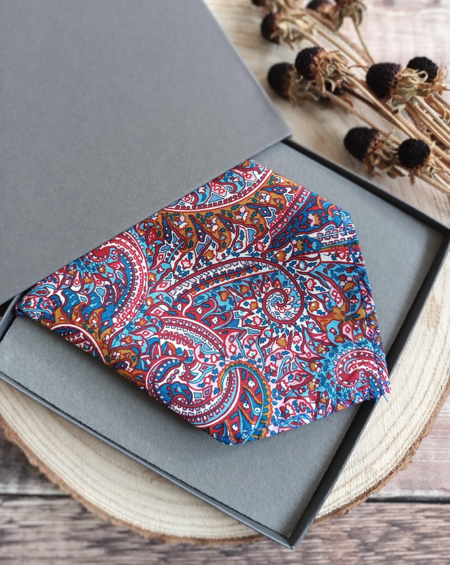 Liberty Paisley Design Pocket Square