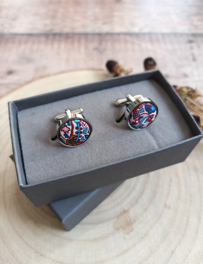Liberty Paisley Design Cufflinks