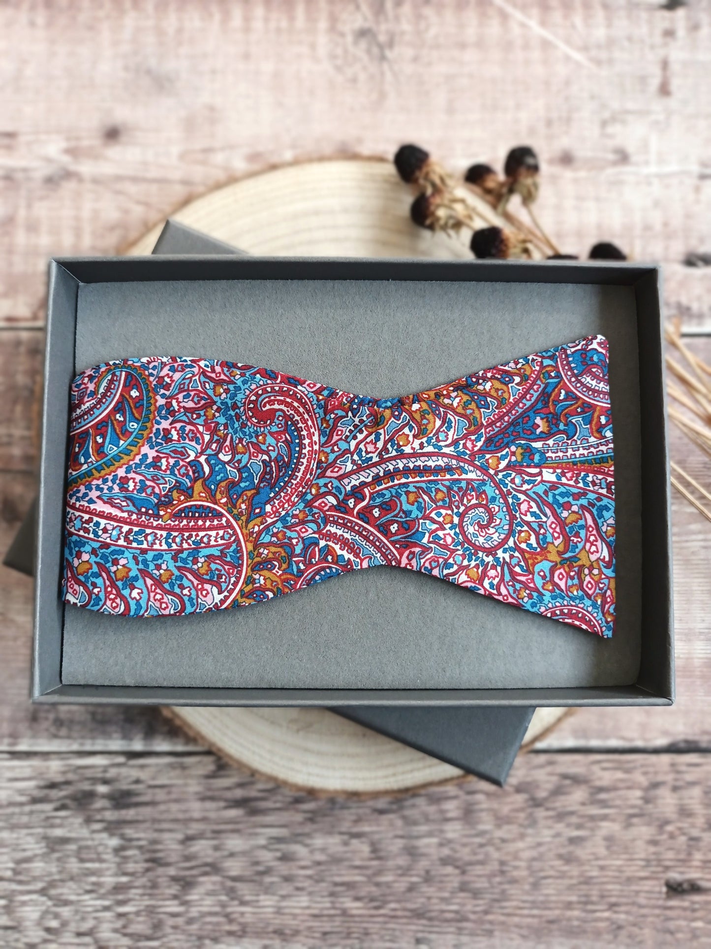 Liberty Paisley Design Bowtie