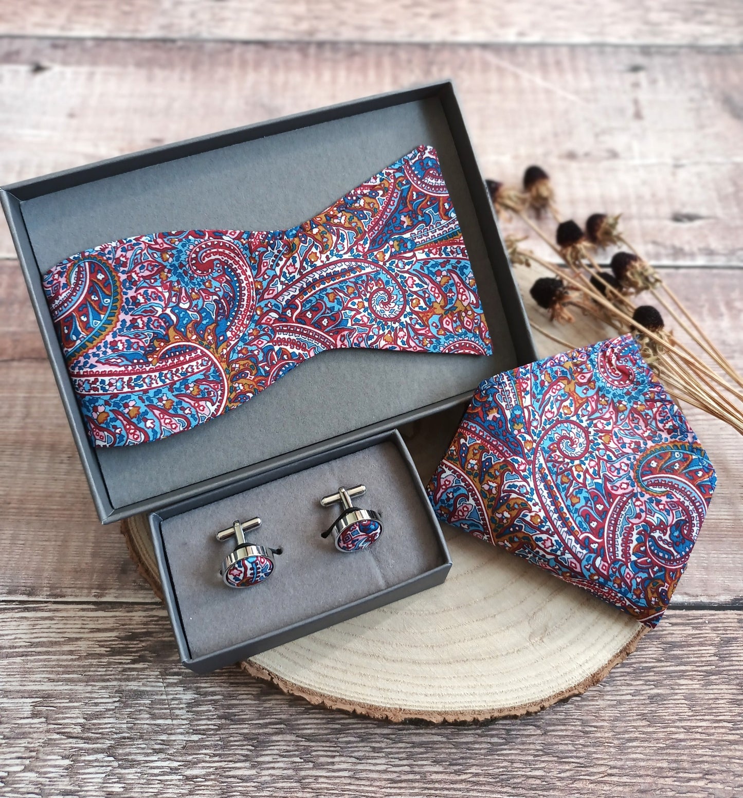 Liberty Paisley Design Bowtie