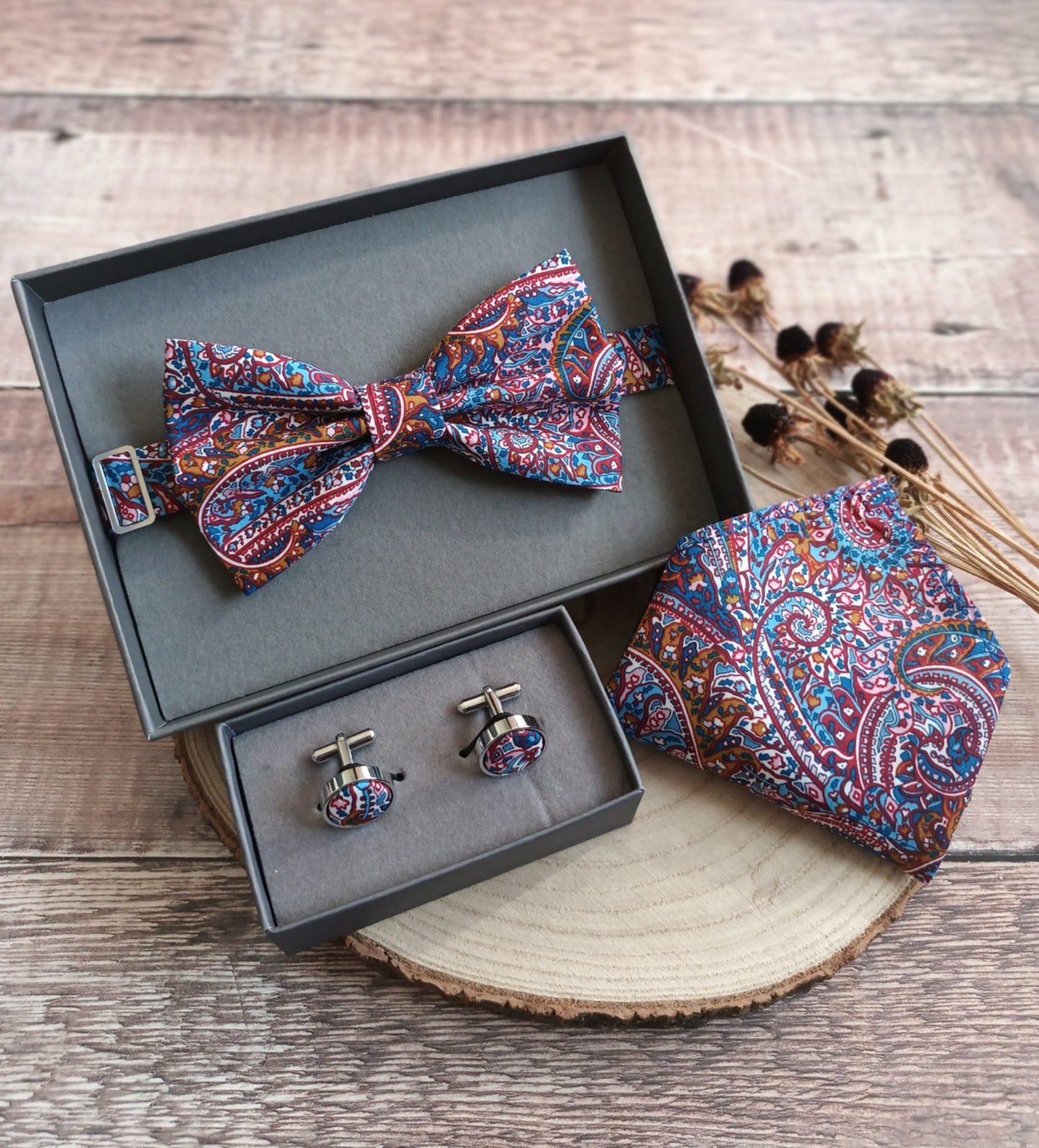 Liberty Paisley Design Bowtie