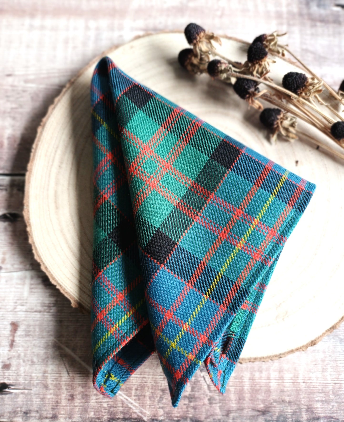 Clan Cameron Tartan Pocket Square