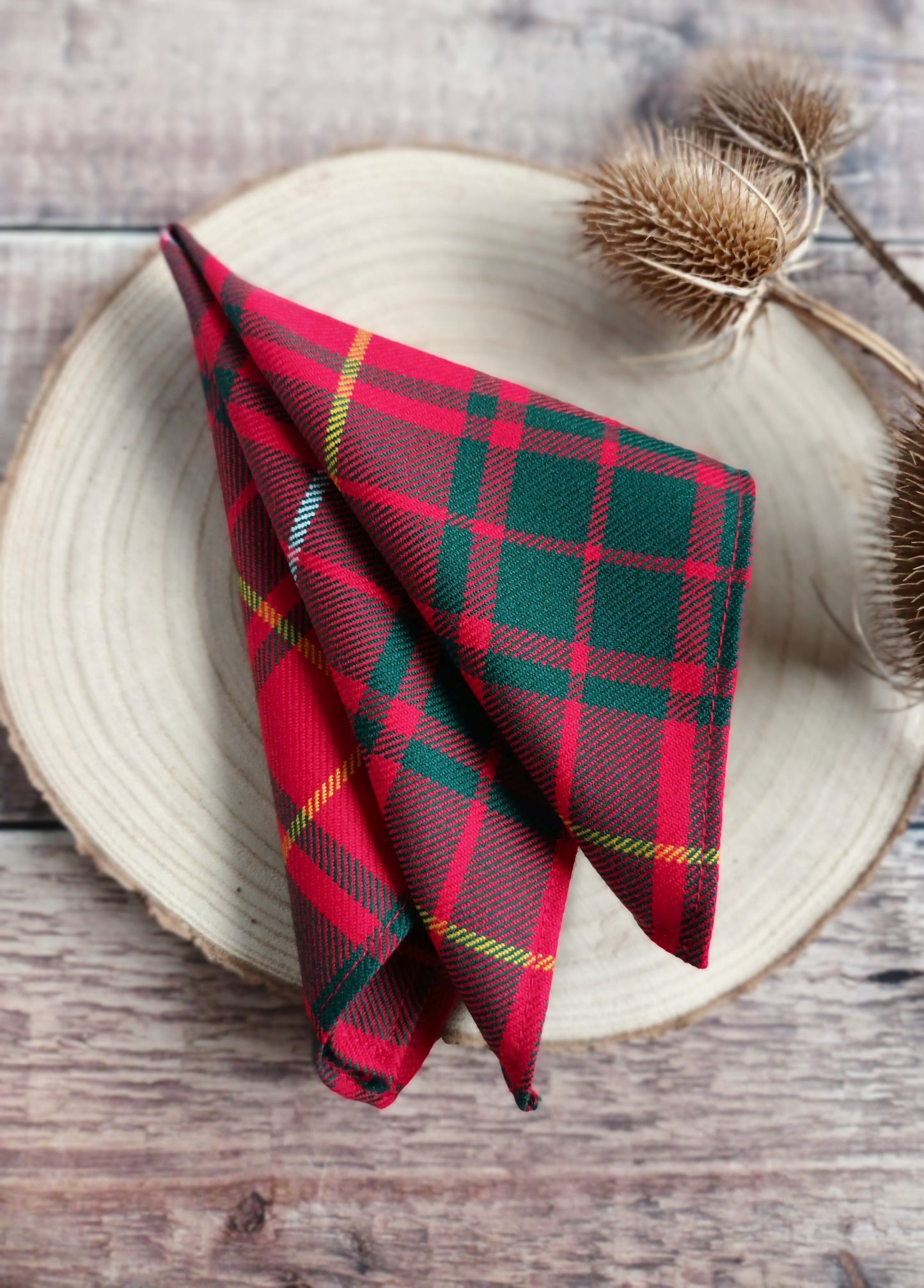 Clan Bruce Tartan Pocket Square