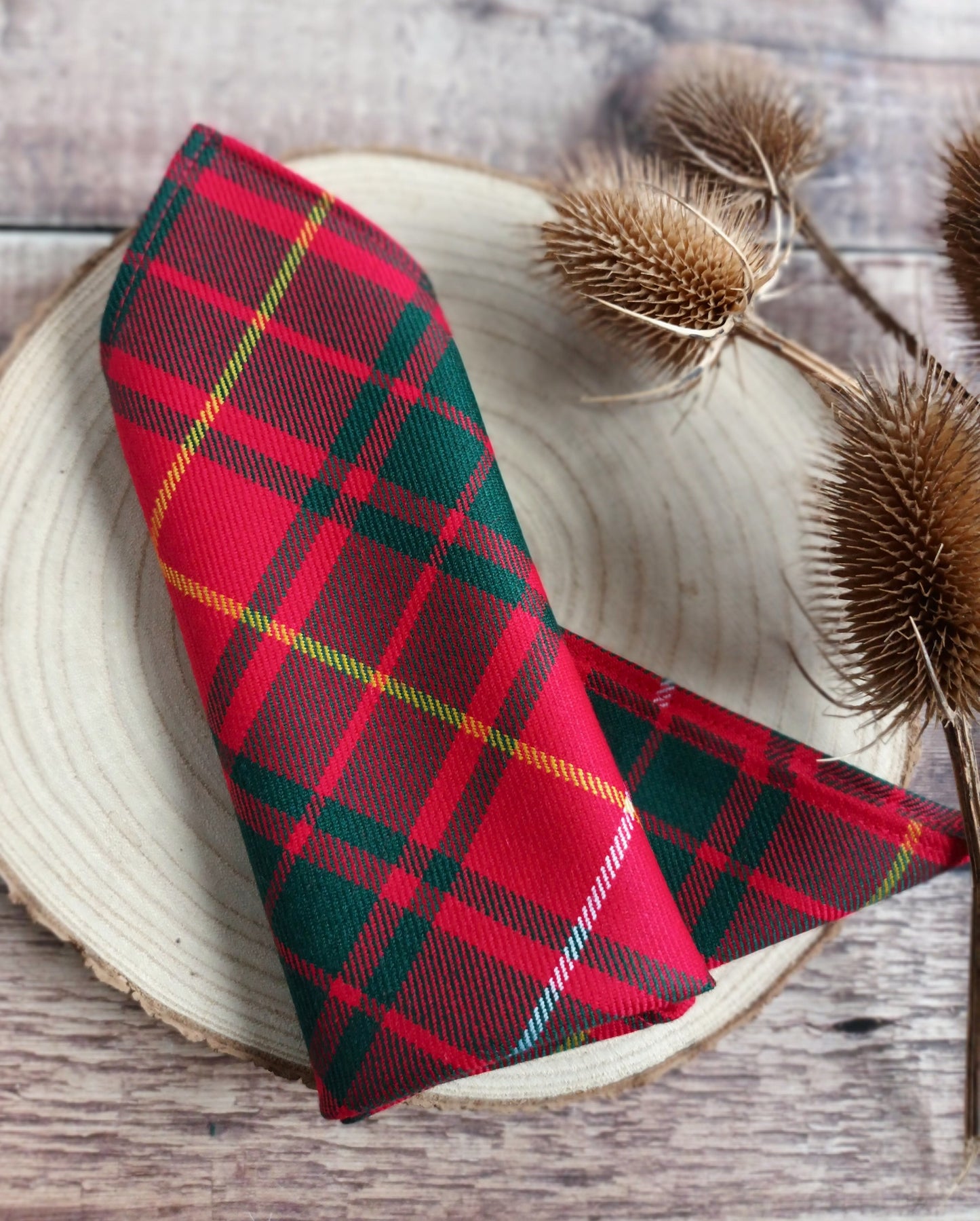 Clan Bruce Tartan Pocket Square