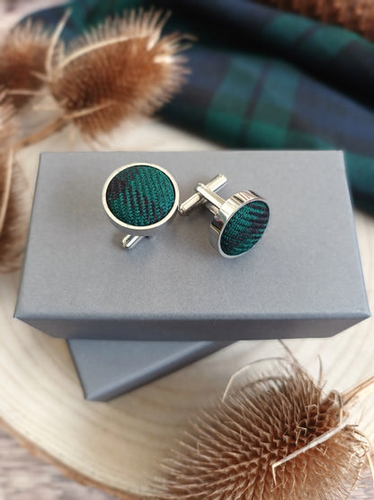 Black Watch Tartan Cufflinks