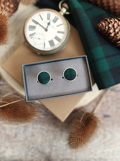 Black Watch Tartan Cufflinks