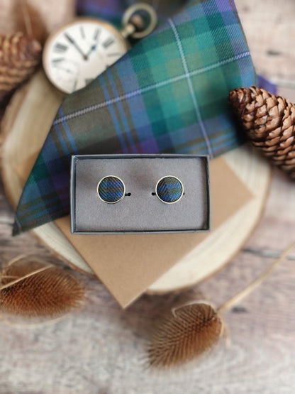 Isle of Skye Tartan Cufflinks