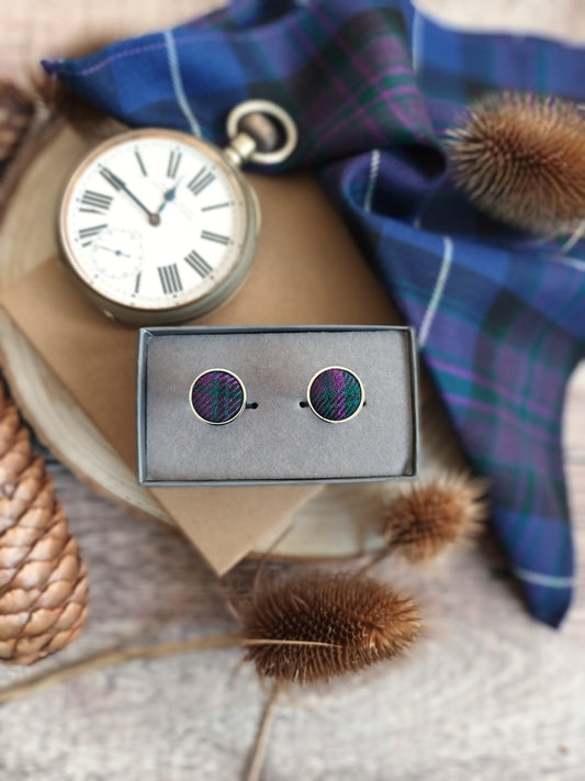 Pride of Scotland Tartan Cufflinks