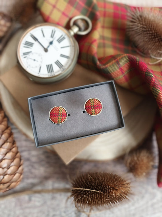 Strathearn Tartan Cufflinks