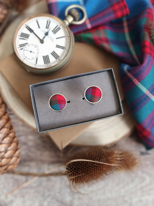 Edinburgh Tartan Cufflinks