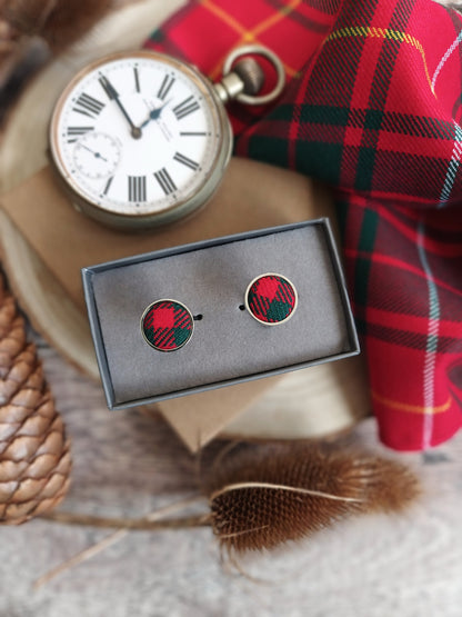 Bruce Tartan Cufflinks