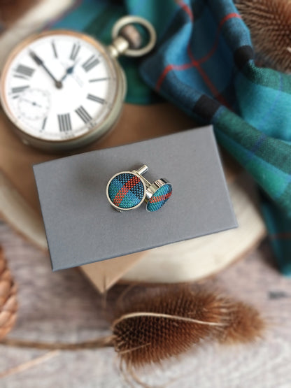 Flower of Scotland Tartan Cufflinks