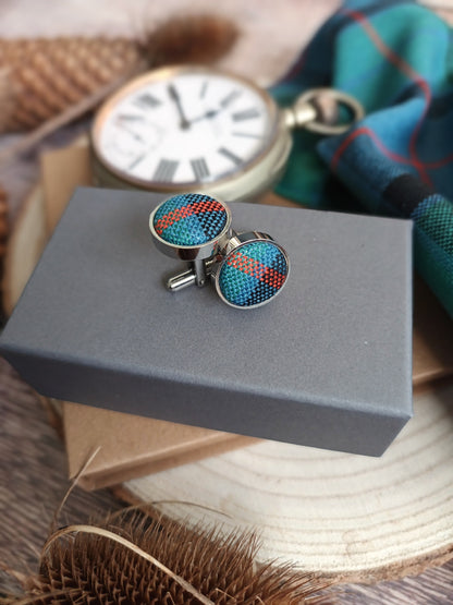 Flower of Scotland Tartan Cufflinks