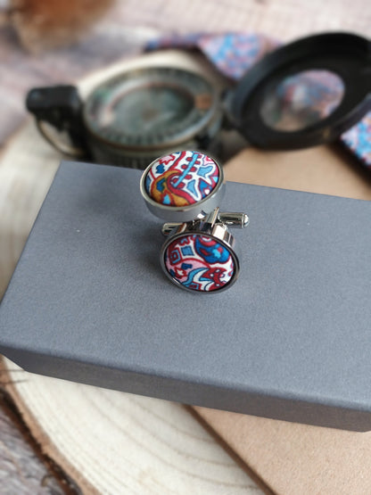 Liberty Paisley Design Cufflinks
