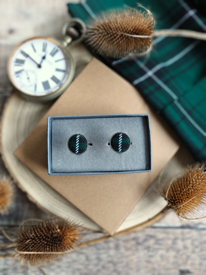 Custom Tartan Cufflinks