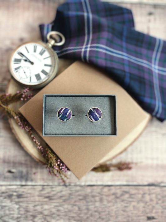 Scotland Forever Tartan Cufflinks