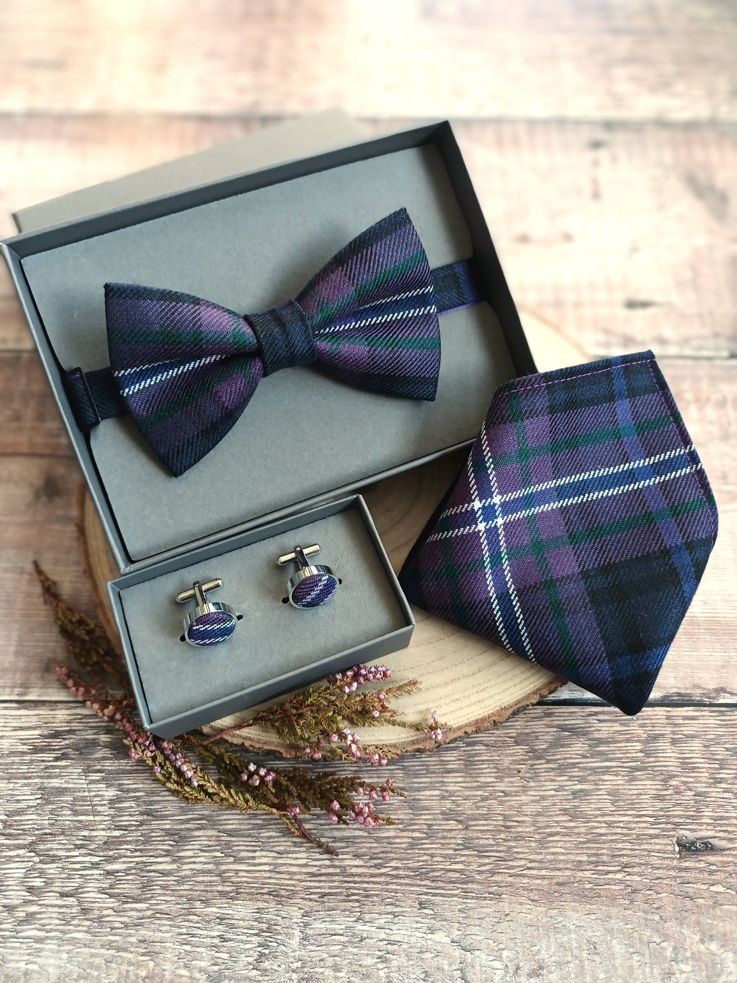 Scotland Forever Tartan Cufflinks