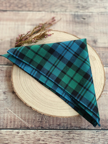 Black Watch Ancient Tartan Pocket Square