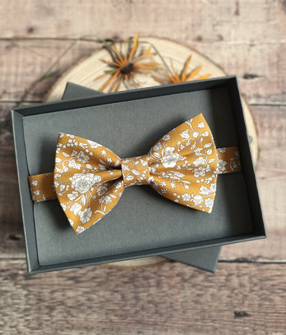 Liberty Bow tie Yellow Floral