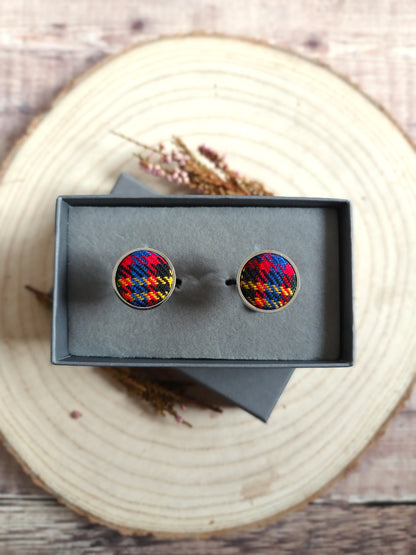 Custom Tartan Cufflinks