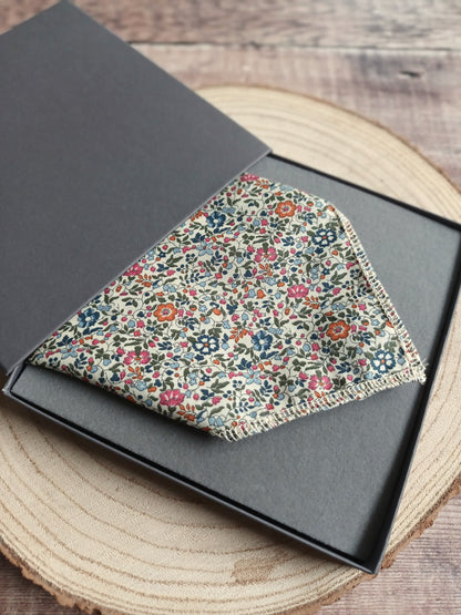 Liberty Bow Tie Orange Florals