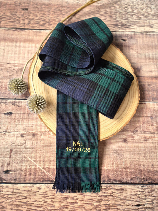 Black Watch Tartan Handfasting