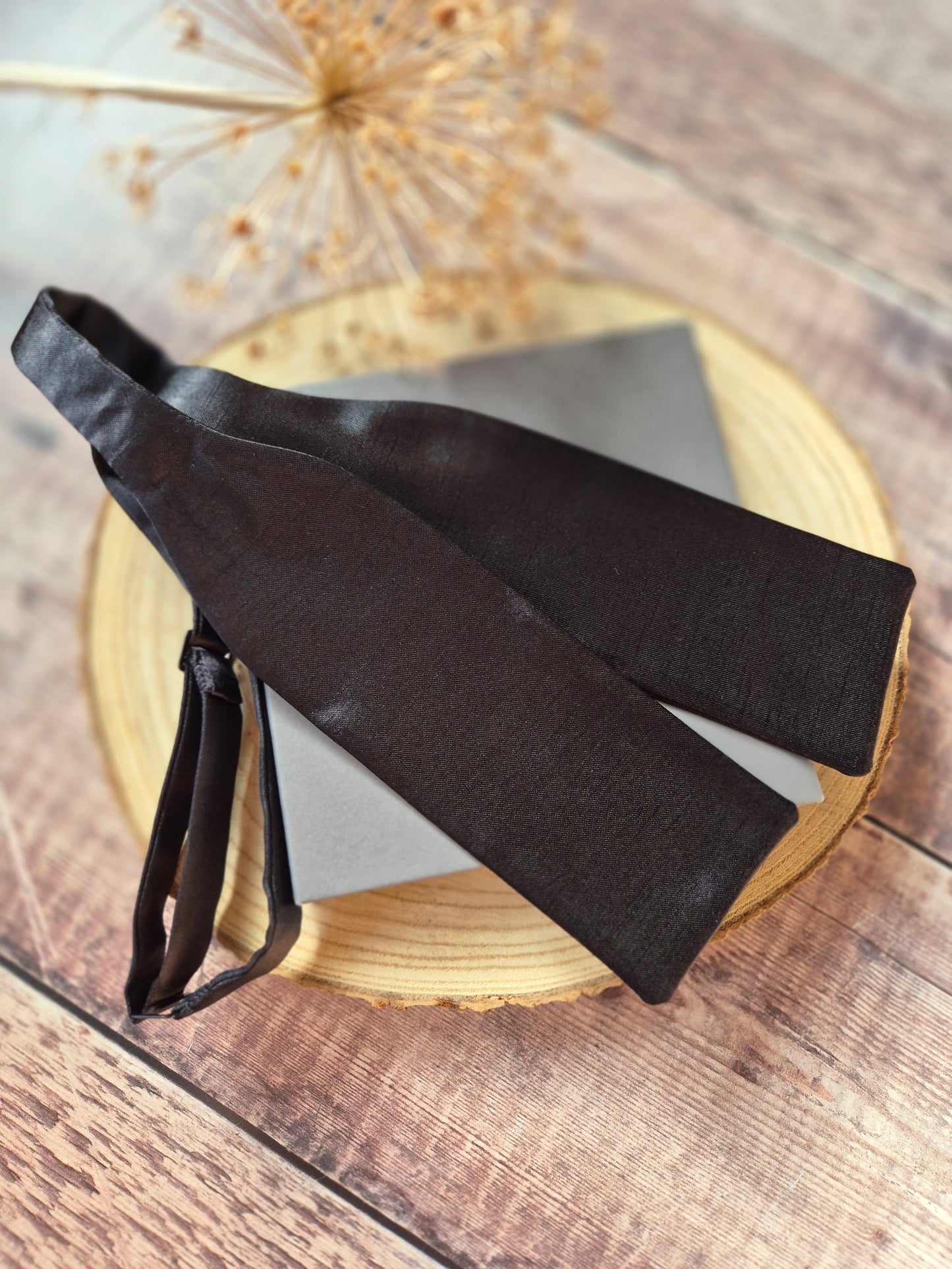 Self-Tie Black Batwing Bow tie