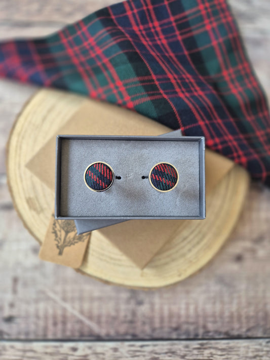 MacDonald Tartan Cufflinks