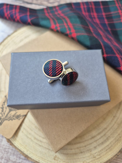 MacDonald Tartan Cufflinks