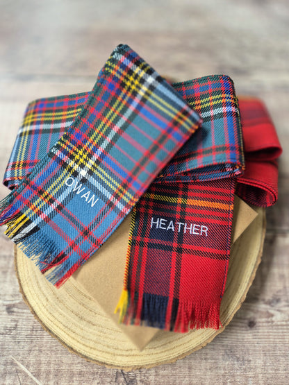 Custom Scottish Tartan Handfasting