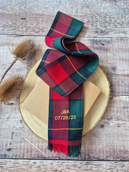 Custom Scottish Tartan Handfasting