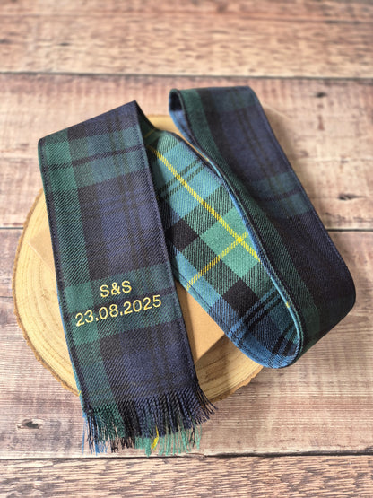 Custom Scottish Tartan Handfasting