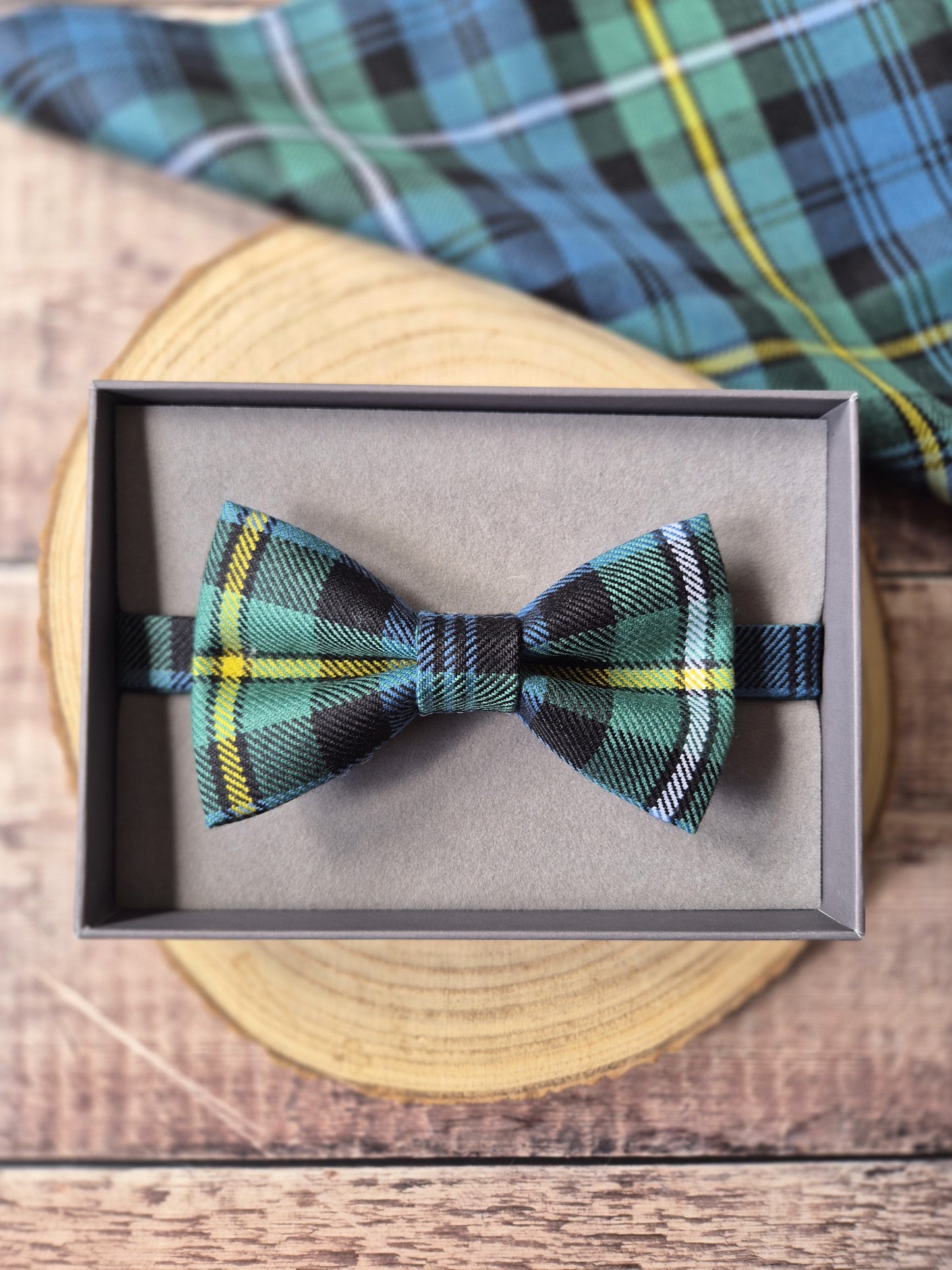 Campbell Tartan Bow Tie