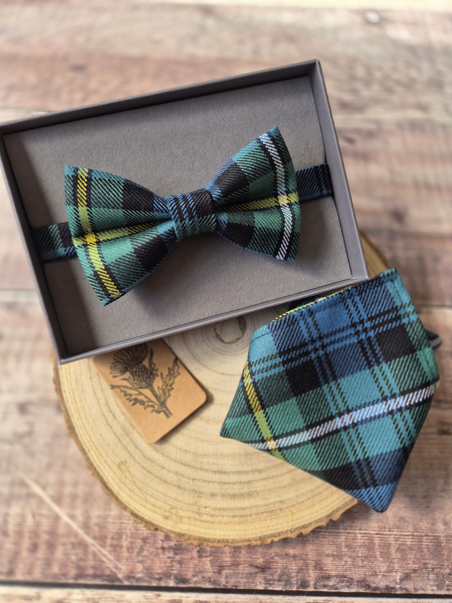 Campbell Tartan Bow Tie