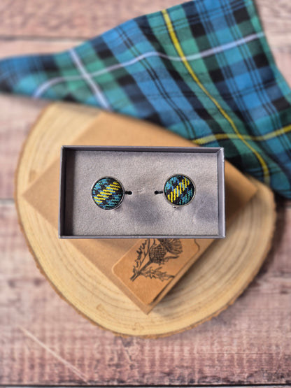 Campbell Tartan Cufflinks