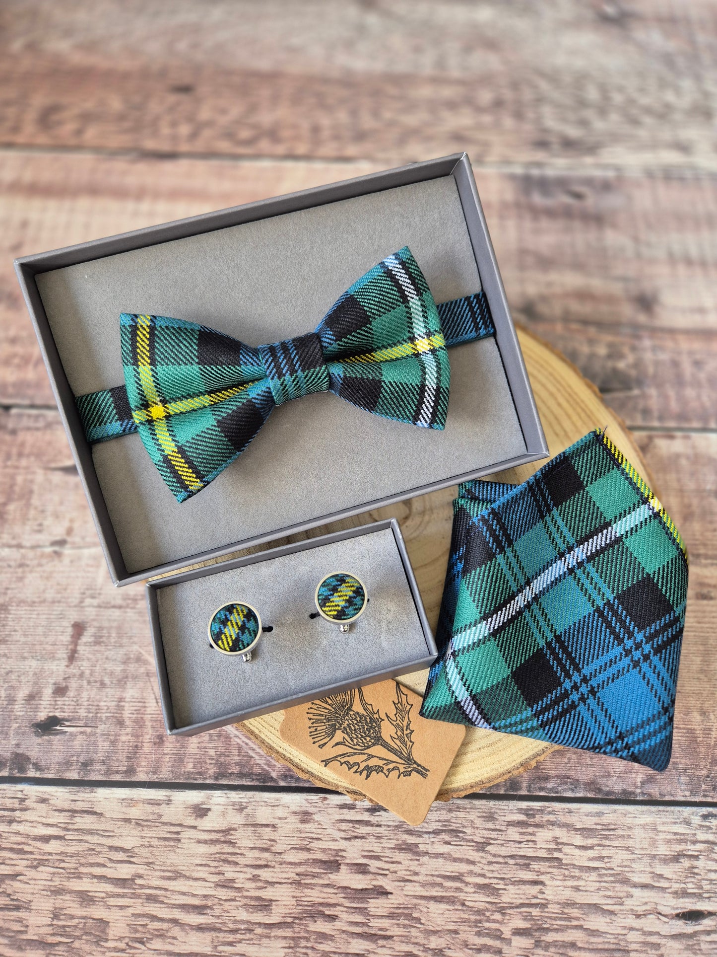 Campbell Tartan Bow Tie